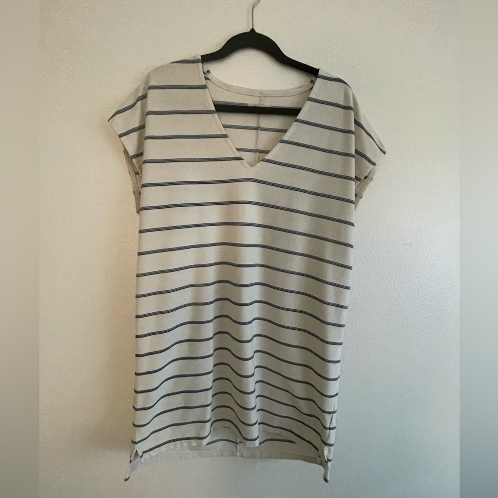 Madewell Horizontal Stripe Short Dress, Size XL